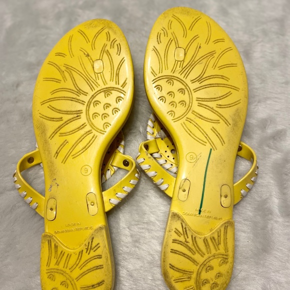 jack rogers yellow sandals